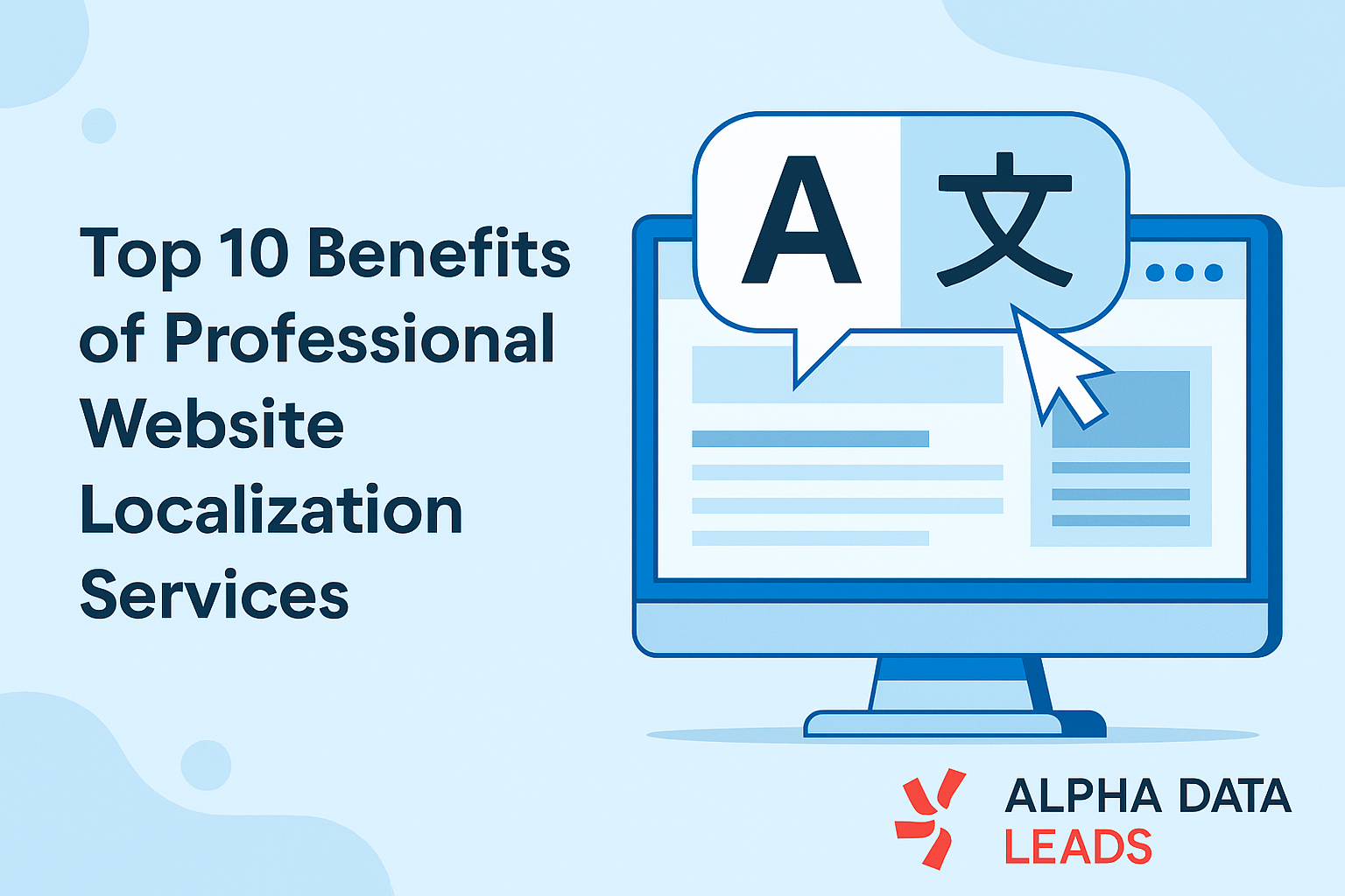 Top 10 Benefits of Professional Website Localization Services.