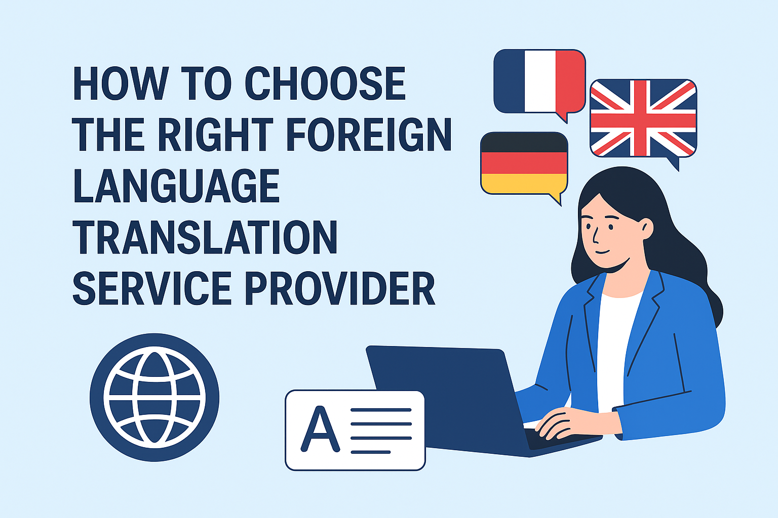 How to Choose the Right Foreign Language Translation Service Provider
